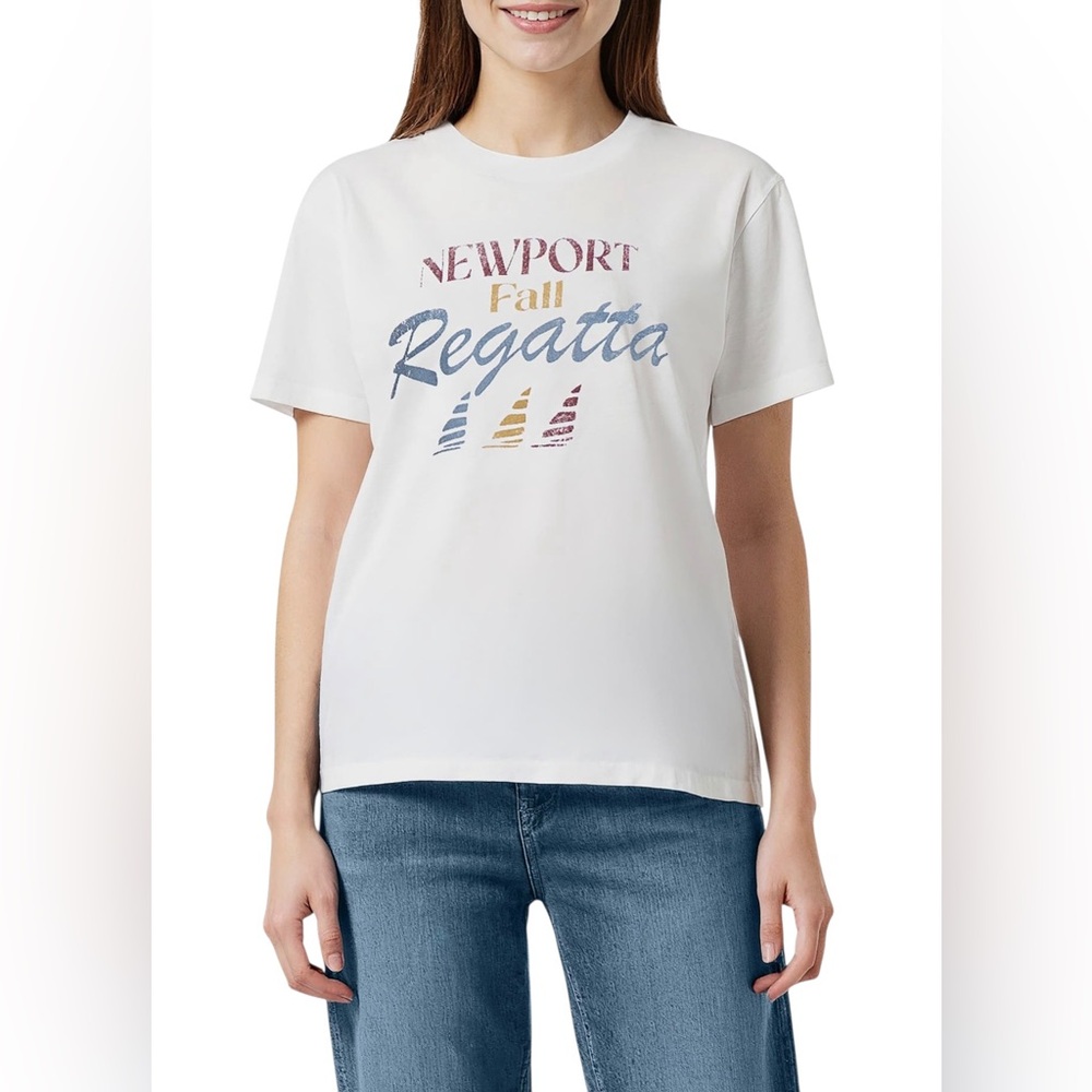 Wildfox Ryan Newport Fall Regatta Short Sleeve Graphic Tee